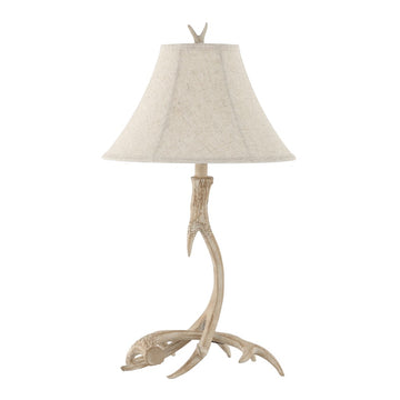 Antler 27.5" Rustic Resin LED Table Lamp - JONATHAN Y